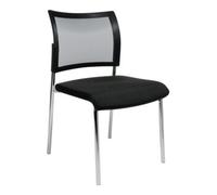 Topstar Besucher-Stuhl Visit10 avec rembourrage/mesh, noir Quantité:2