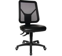 TOPSTAR Chaise d’atelier pivotante TEC 80 C patins + anneau de pied mousse po...