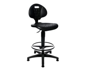 Topstar Chaise d'atelier pivotante Tec 20 patin+anneau de piètement mousse polyuréthane Quantité:1