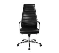 Topstar Chaise de Bureau Chairman X avec accoudoirs en Cuir Noir