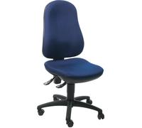 TOPSTAR Chaise de bureau pivotante avec contact permanent bleu royal 420-550 ...