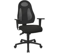 TOPSTAR Chaise de bureau pivotante avec mécanisme synchrone noir/noir 420-530...