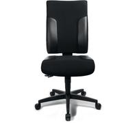 Topstar Chaise de bureau pivotante avec mécanisme synchrone noir/noir 420-540 mm sans ac Quantité:1