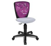 Topstar Chaise de Bureau pivotante pour Enfant Motif Chevaux Noir/Blanc