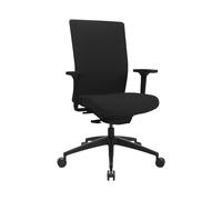 TOPSTAR Chaise de Bureau pivotante Sitness AirWork G - Mécanisme synchrone - avec accoudoirs - Noir