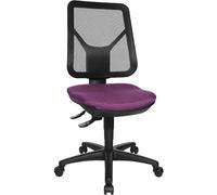 Topstar Chaise pivotante ergonomique - dossier résille - marron foncé - chaise chaise de bureau chaise pour bureau chaises chaises de bureau chaises pour bureau siège pivotant siège pivotant