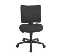 Topstar Chaise pivotante standard - contact permanent - noir, sans accoudoirs - Chaise de bureau Chaise pour bureau Chaise universelle Chaises de bureau Chaises pour bureau Chaises universelles Siège de bureau Siège pivotant Sièges pivotants Siège