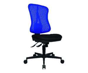 Topstar Drehstuhl Head Point SY noir/bleu, résille Quantité:1