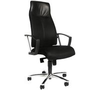 Topstar- Fauteuil de Bureau Noir Accoudoirs Incl. L 480 x P 460 x H 440