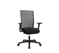 TOPSTAR Free Point N avec accoudoir TW1 Noir/Noir - Filet Gris foncé