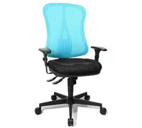Topstar HE20PBC06 Head Point SY Chaise de Bureau Noir/Bleu 46 x 50 x 114 cm