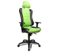 Topstar HE30PS105X Head Point RS SY Chaise de Bureau avec Têtière Vert/Noir 47 x 50 x 150 cm