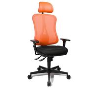 Topstar Head Point SY Chaise de Bureau avec accoudoirs et Appui-tête Noir/Rouge