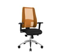 TOPSTAR Lady Sitness Deluxe Chaise de bureau ergonomique avec assise mobile Orange poli