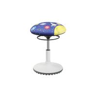 TOPSTAR Living Chair Move Kids Tabouret réglable en hauteur avec siège pivotant Hauteur d'assise de 39 à 47 cm Motif univers