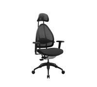 TOPSTAR Open Art 2010 Chaise de Bureau avec accoudoirs réglables en Hauteur et Appui-tête Noir