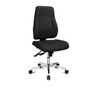 Topstar Chaise de bureau pivotante avec mécanisme synchrone ponctuel noir 430-510 mm san Quantité:1