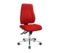 Topstar P91 Fauteuil de Bureau pivotant en Tissu Rouge 68 x 48 x 111 cm