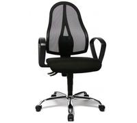 Topstar Siège de bureau à domicile OPEN POINT P SOMO AL.B2(B) Tissu Noir