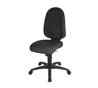 Topstar | Siège de Bureau Ergonomique | mécanisme synchrone | Assise Ergonomique | Hauteur Dossier 550 mm | Habillage Noir