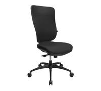 Topstar | Siège de Bureau Ergonomique | mécanisme synchrone | Assise Ergonomique | piètement Noir | avec Dossier rembourré | Noir