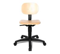Topstar siège de travail pivotant "TEC 11", en bois