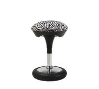 TOPSTAR Sitness 20 Animal Collection Tabouret ergonomique pivotant de bureau avec effet oscillant zèbre