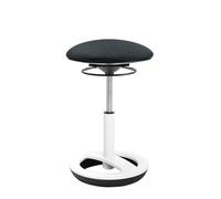 TOPSTAR Sitness Bob Tabouret de bureau réglable en hauteur Tabouret de travail ergonomique Tabouret pivotant pour une assise saine contre les maux de dos Hauteur d'assise de 44 à 57 cm Anthracite
