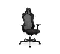 TOPSTAR Sitness RS Sport Plus Chaise de Bureau en Microfibre avec accoudoirs Noir