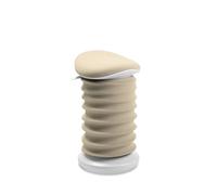 TOPSTAR Sitness Tabouret Dynamique certifié 4D AGR Blanc Papyrus Beige - Tabouret de Bureau Ergonomique - Hauteur réglable - Renforce Le Dos - Soulage Les disques intervertébraux