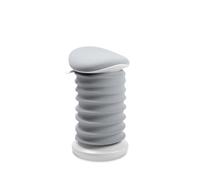 TOPSTAR Sitness Tabouret Dynamique certifié 4D AGR Blanc Papyrus Gris - Tabouret de Bureau Ergonomique - Hauteur réglable - Renforce Le Dos - Soulage Les disques intervertébraux