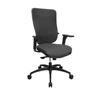 Topstar Soft Pro 100 Chaise de Bureau avec accoudoirs réglables en Hauteur en Tissu Anthracite 59 x 56 x 120 cm