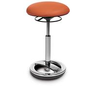 Topstar SU59BR0 Sitness High bob Tabouret sur Pied Rond en Aluminium Poli et Housse en Tissu