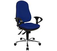 TOPSTAR Support SY Fauteuil de Bureau avec Hauteur d'accoudoirs Ajustable Bleu