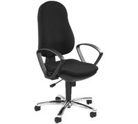 [Ref:8929 G20] TOPSTAR siège de bureau "Synhro steel", tissu; noir