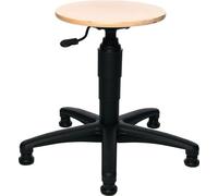 Topstar Tabouret pivotant Topstar avec patins hêtre naturel H. d'assise réglable Quantité:1