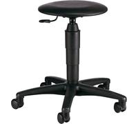 Topstar Tabouret pivotant avec roulettes Rembourrage simili cuir noir H. d'assise réglab Quantité:1