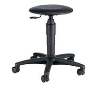 Topstar Tabouret pivotant TEC 60 siège en similicuir noir hauteur d'assise 400-530 mm avec roulettes Quantité:1