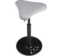 Topstar | Tabouret SITNESS H | modèle H1 | avec Assise Triangulaire | Habillage Gris à Motifs | Semelle Grise