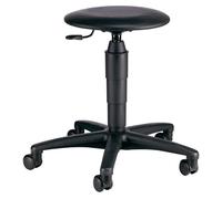 Topstar Tabouret pivotant avec roulettes Rembourrage simili cuir noir H. d'assise réglab Quantité:1