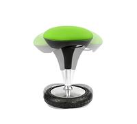 TOPSTAR - Tabourets "Sitness 20", vert pomme(100% Polyolefine)hauteur d'assise réglable, socle en forme de roue en caoutchouc, assise pivotante et à gaz réglable