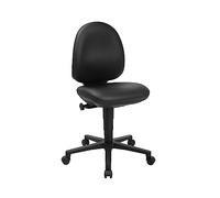 TOPSTAR TEC 50 Fauteuil de Bureau à roulettes en Cuir synthétique Noir