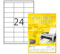 TopStick Labels – Étiquette universelle 70 x 33,8 mm blanc – Pochette 2400