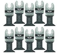 TopsTools 10pcs FA44B_10 44mm Fixation rapide Métal Lames multitool Durable | Compatible DeWalt, Stanley, Black & Decker, Bosch, Fein (Non-StarLock), fixation rapide lames coupe métal offrent durable