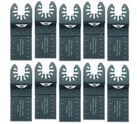 TopsTools FA35J_10 Lames de coupe pour bois grossier à ajustement rapide 10 x 35mm compatibles avec l'outil multifonction Dewalt Stanley Black et Decker Bosch Fein (non StarLock) Ryobi Worx Workzone