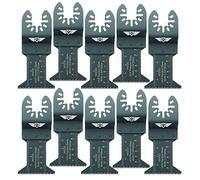 TopsTools FA44J_10 Lames de coupe pour bois grossier à ajustement rapide 10 x 44mm compatibles avec l'outil multifonction Dewalt Stanley Black et Decker Bosch Fein (non StarLock) Ryobi Worx Workzone