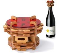 Topsy-Turvy - Casse-tête bouteille de vin, Casse-tête pomme de terre, en bois