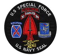 topt mili Commando ecusson Airborne Para Seal us USA armée Marines Special Militaire Force 9cm thermocollant