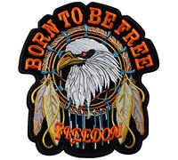 topt mili ecusson Aigle capteur de Reve Indien us USA Moto Biker Eagle thermocollant Grand Format 30x27,5cm patche Badge