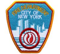 topt mili ecusson Pompier americain NY New York us USA thermocollant 7,5x7cm Patch Badge